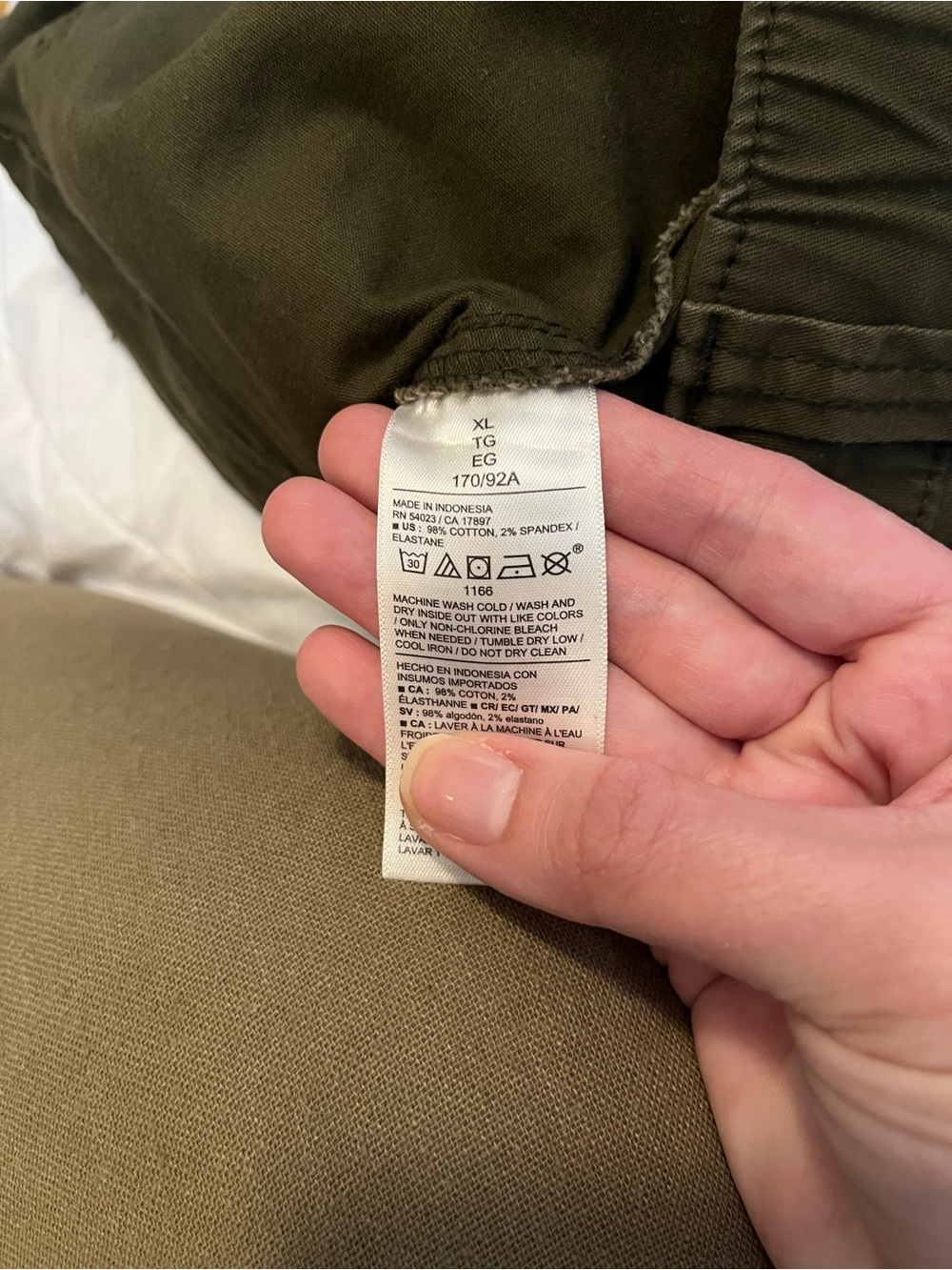 Old Navy Olive Green High Rise OG Chinos - Picture 7 of 8